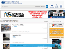 Tablet Screenshot of borlangetorget.se